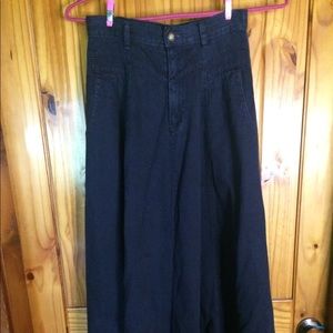 Vintage Ethics Denim Maxi Skirt